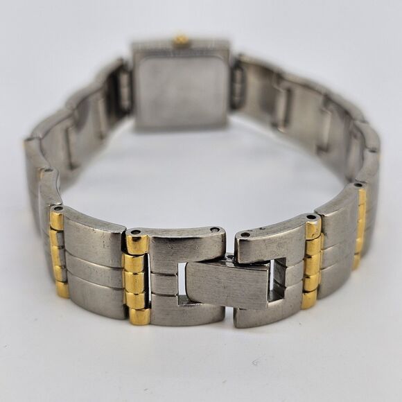 Caravelle Bulova Women's Watch 18MM White Dial Two Tone Bracelet 7" New Battery - Picture 8 of 14